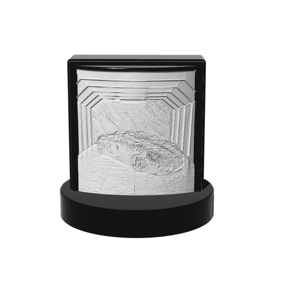 Lampada Foto a Rilievo Retroilluminata