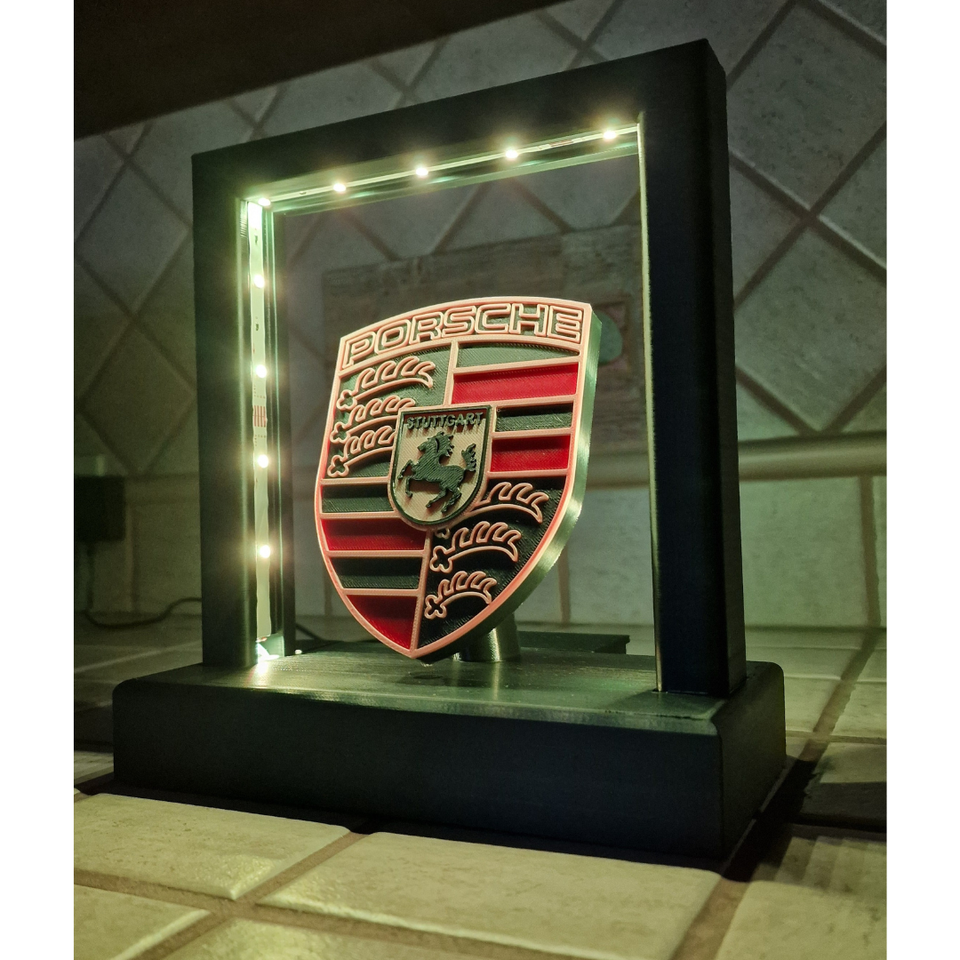 Lampada LED con Logo Porsche