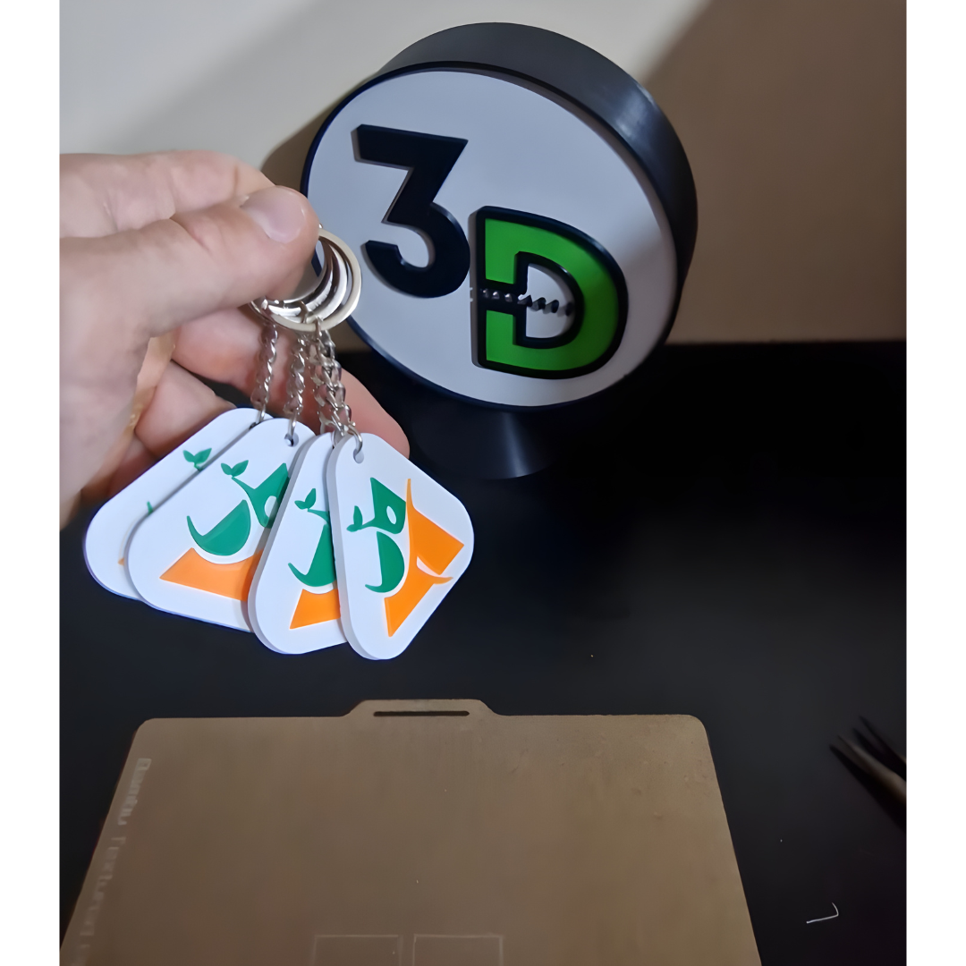 Portachiavi Personalizzato con Logo Aziendale e Recapito