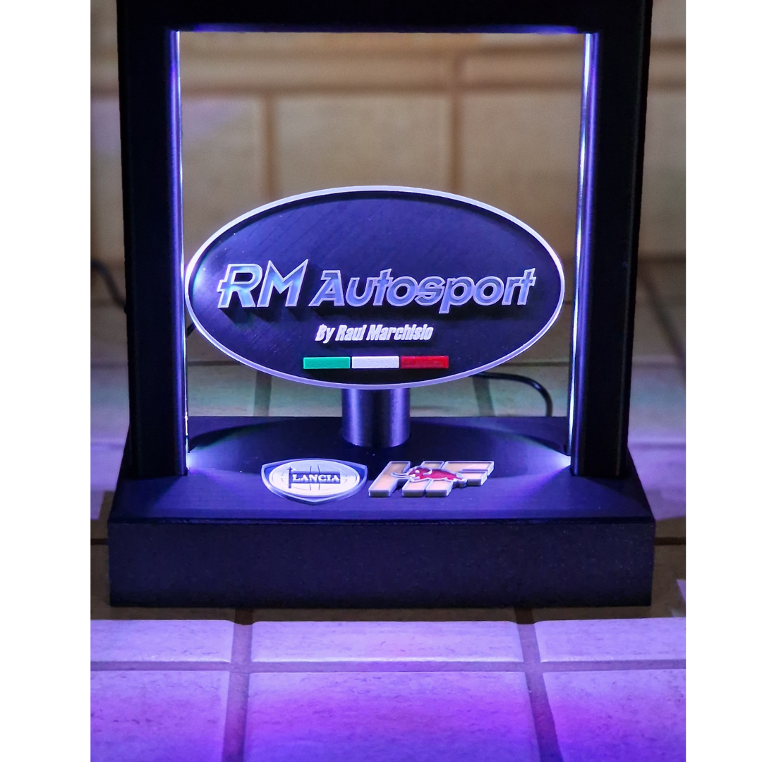 LAMPADA LED CON LOGO PERSONALIZZATO - RAUL MARCHISIO