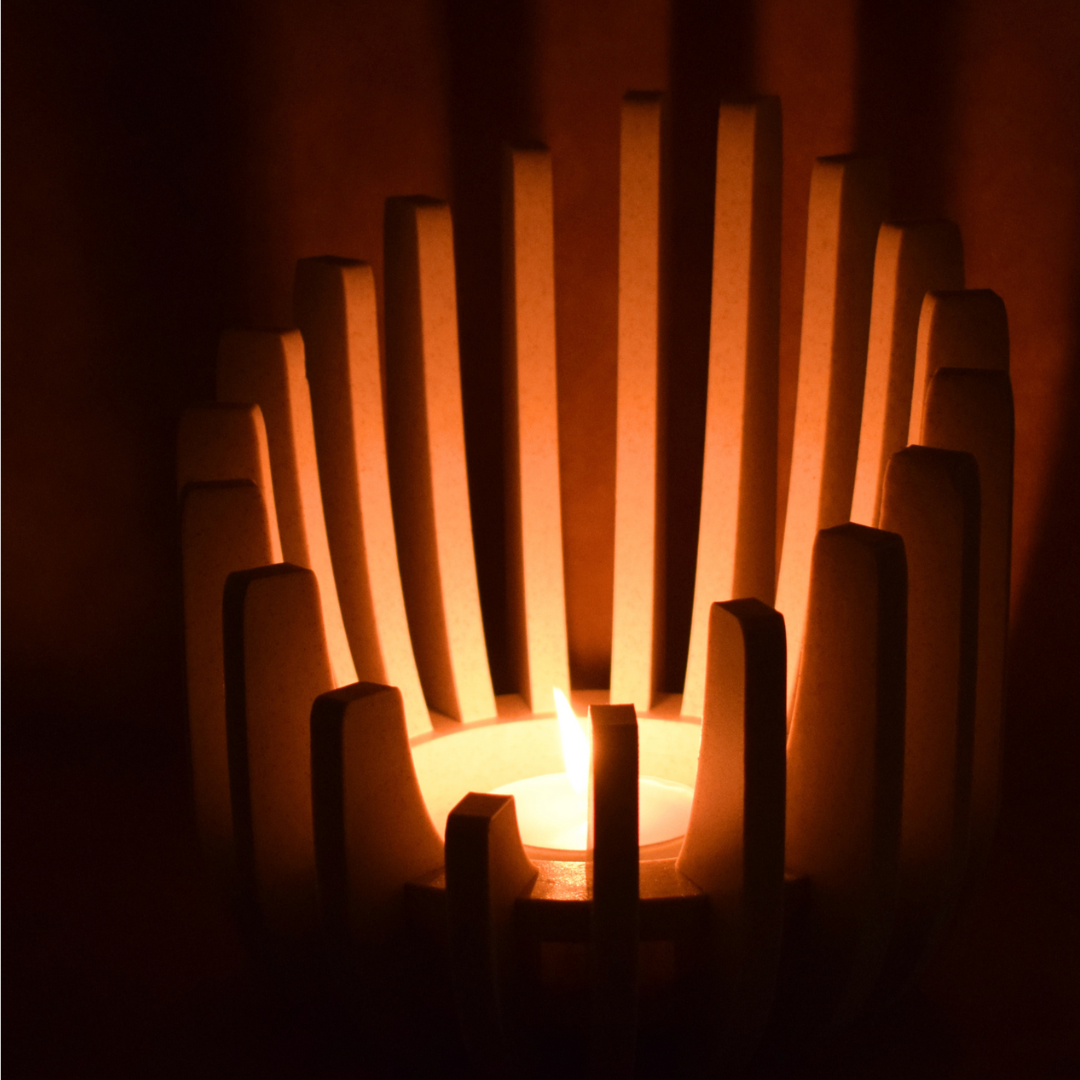 Porta candele Trono