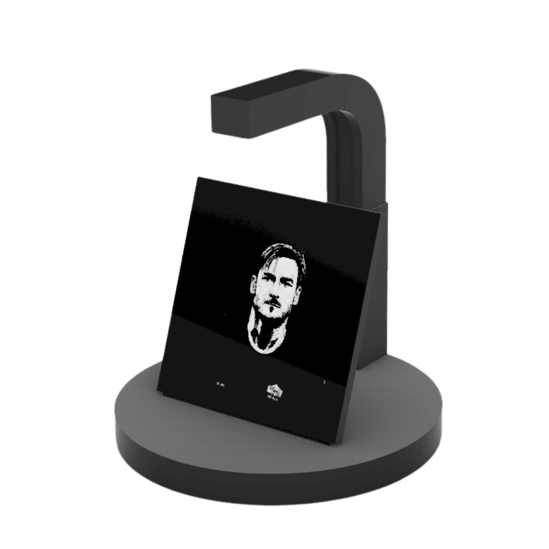 Lampada con Foto a Rilievo Totti
