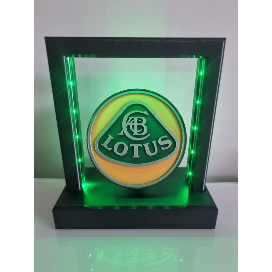 Lampada LED con logo Lotus