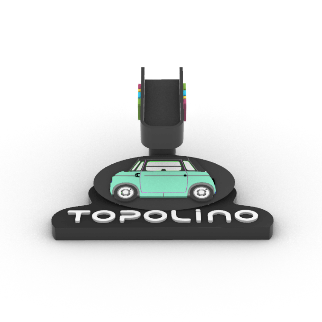 Appoggio Chiave Fiat Topolino - Portachiavi da Tavolo