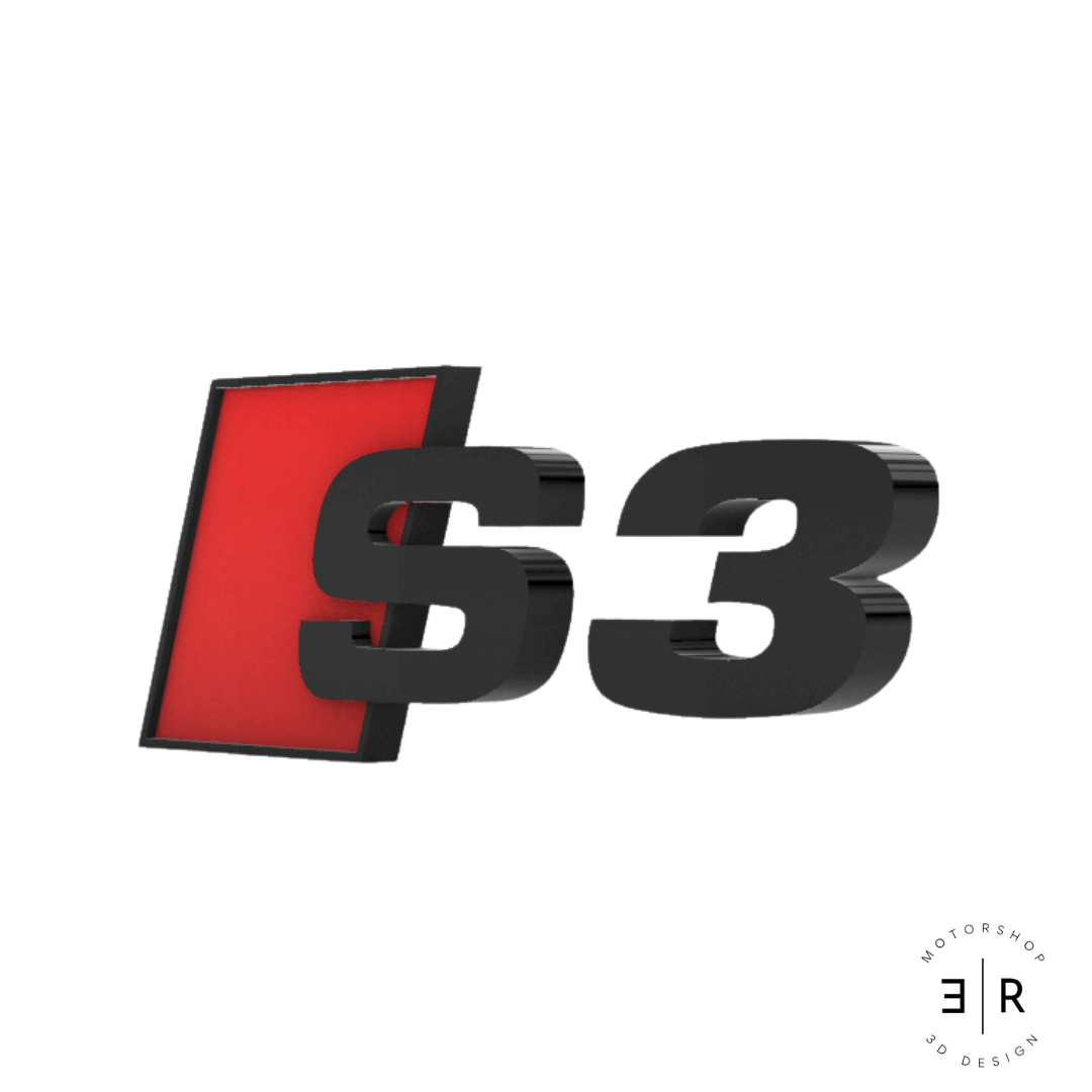 Scritta Logo Audi S3