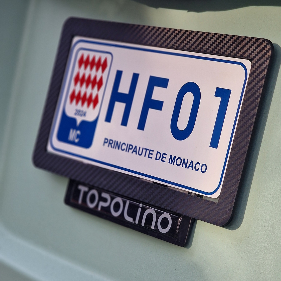 Cornice Targa Fiat Topolino - Portatarga