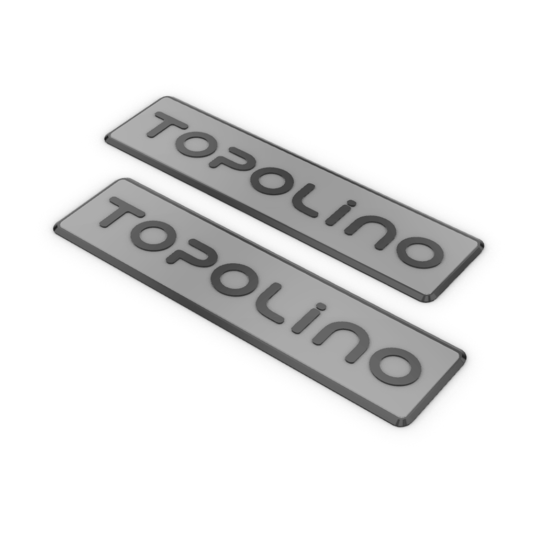 Battitacco 30 cm FIAT Topolino - Con Bordo Colorato