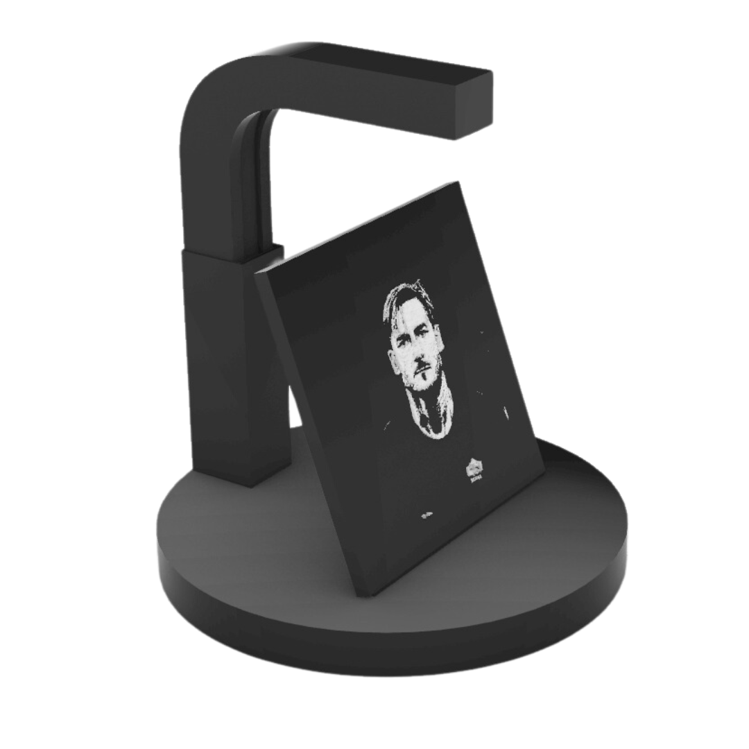 Lampada con Foto a Rilievo Totti