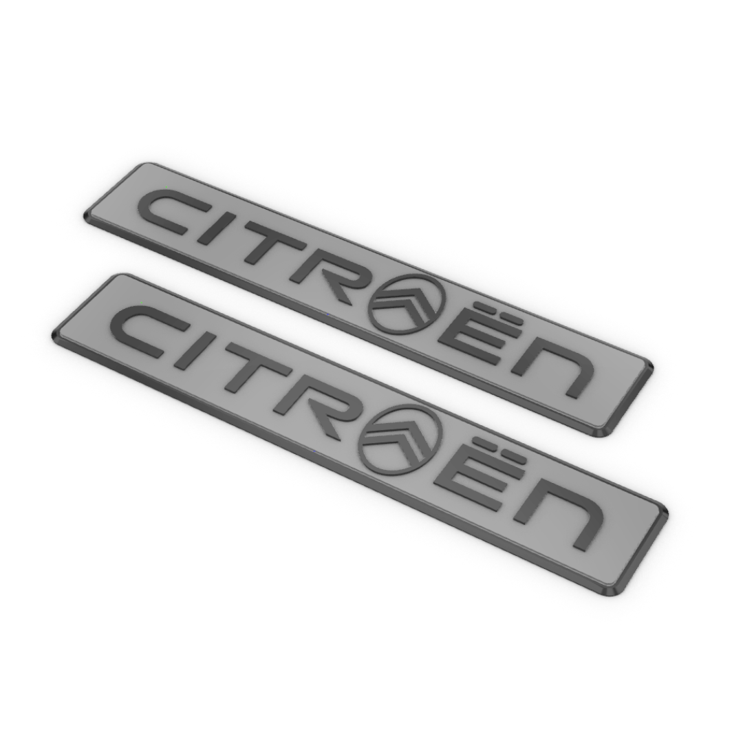 Battitacco 40 cm Citroen AMI Con Logo - Bordo Colorato