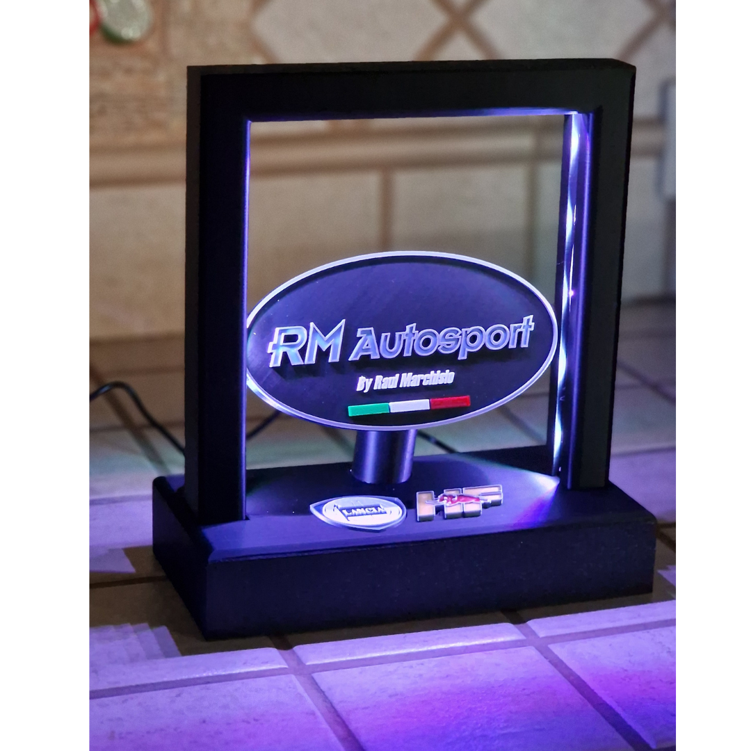 LAMPADA LED CON LOGO PERSONALIZZATO - RAUL MARCHISIO