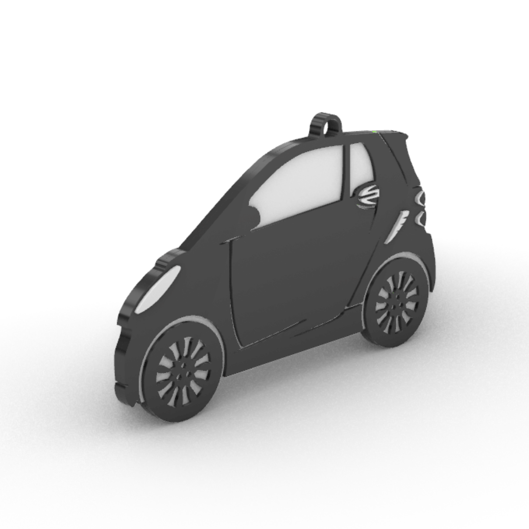 Portachiavi Smart Fortwo Personalizzabile