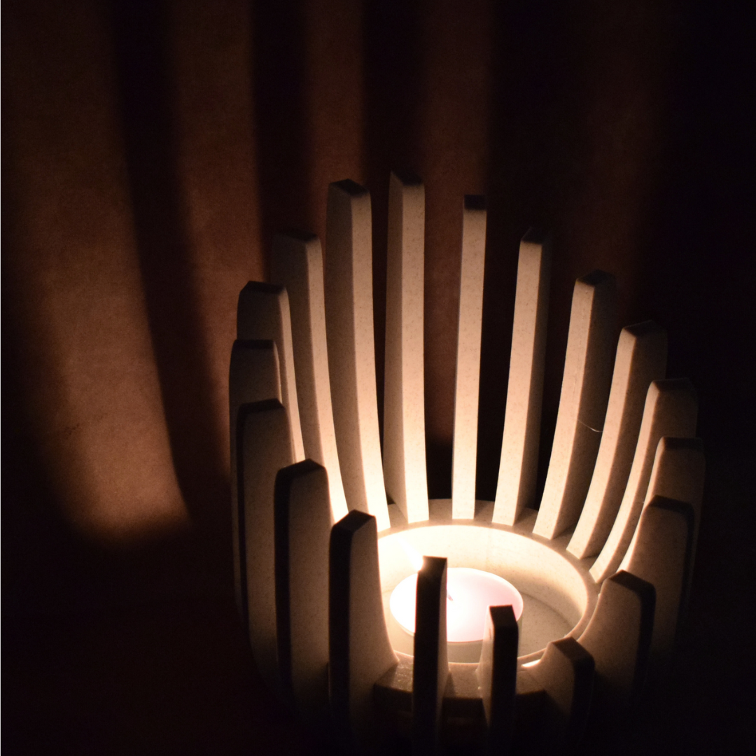 Porta candele Trono