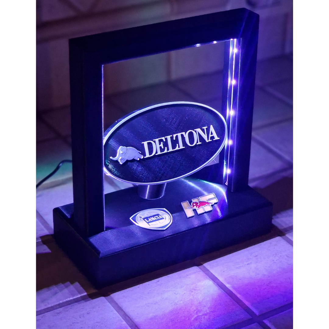 LAMPADA LED CON LOGO PERSONALIZZATO
