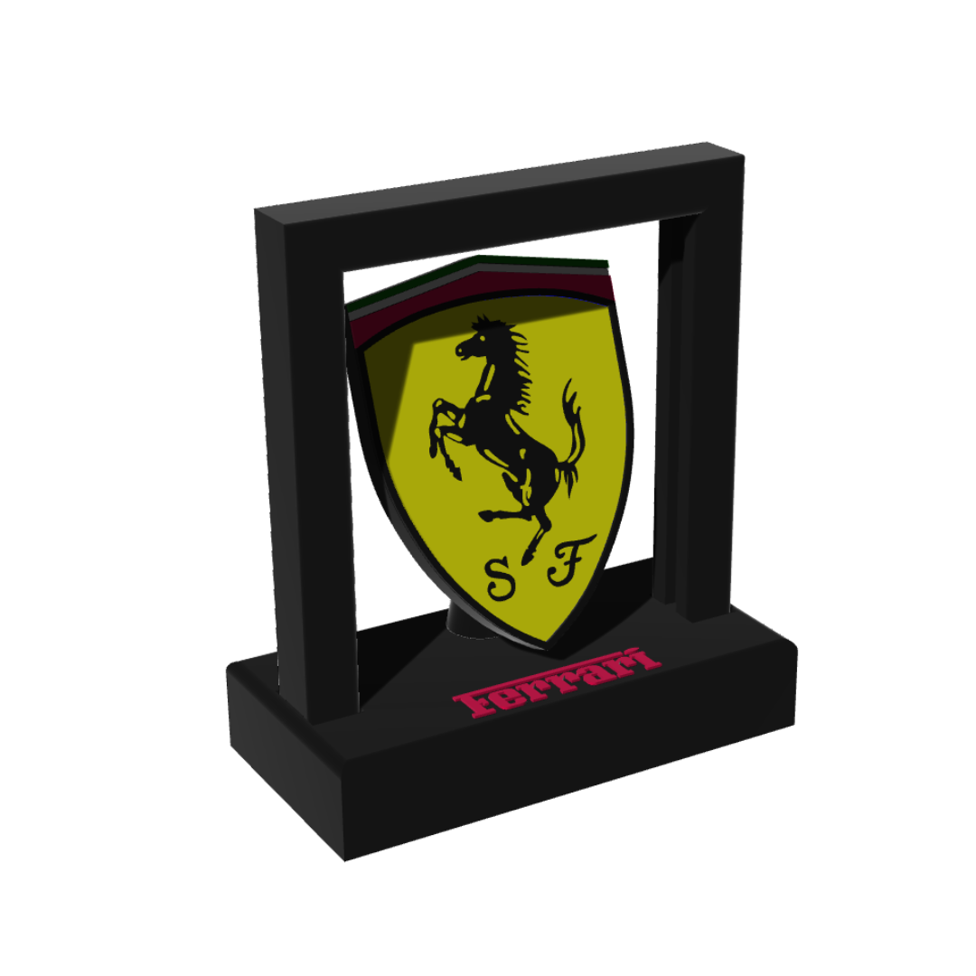 Lampada LED con Logo Ferrari