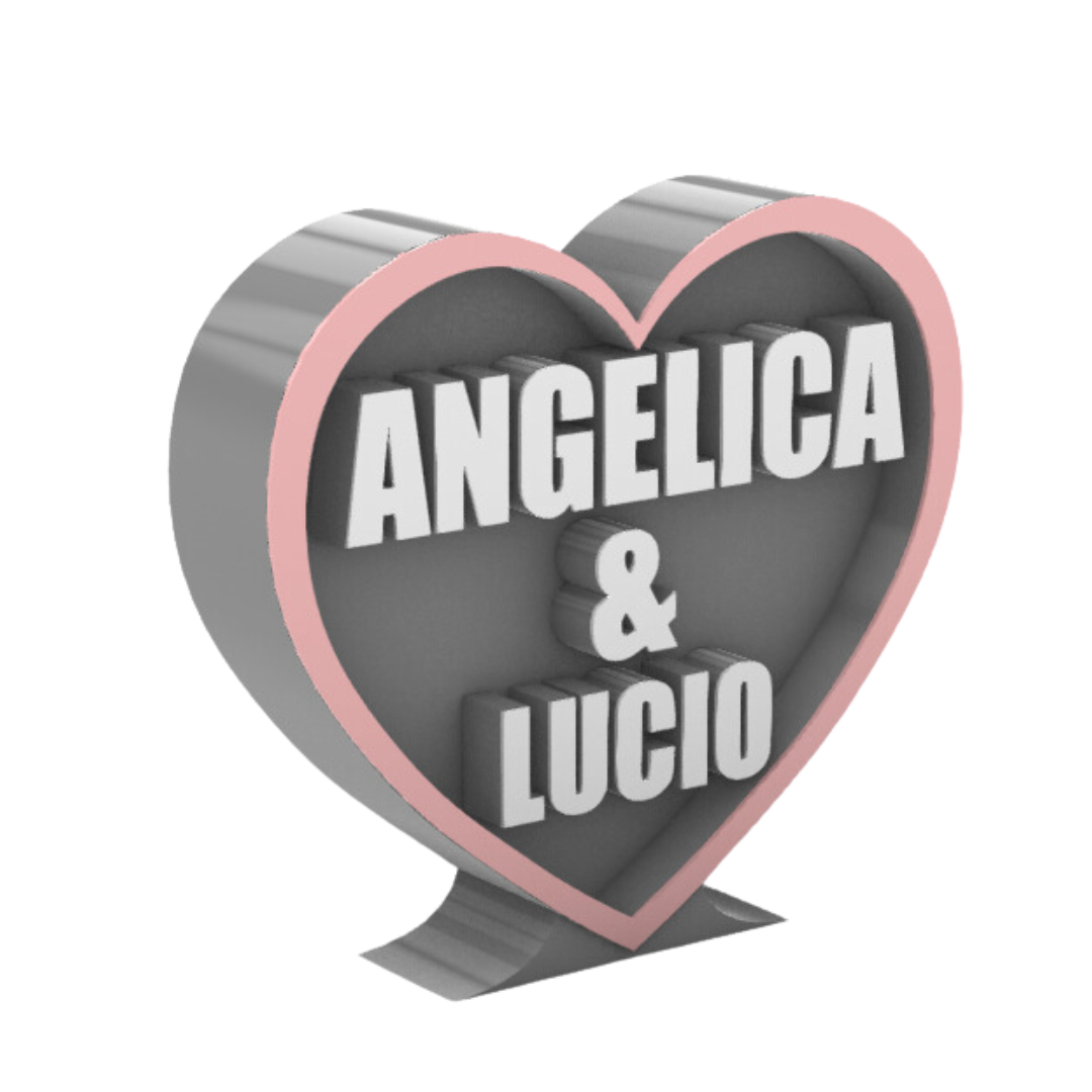 Cuore con Nome Personalizzabile