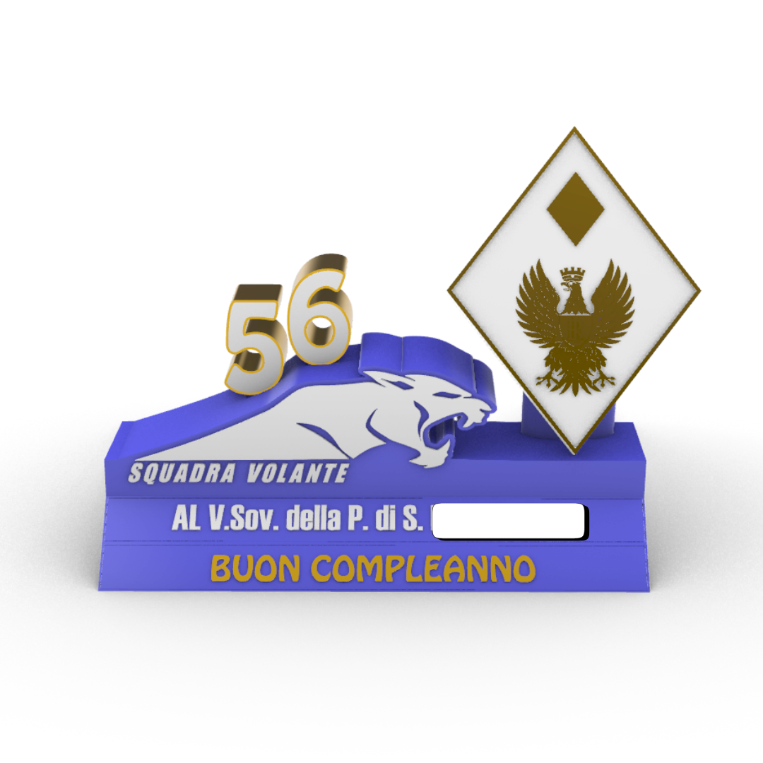 Idea Regalo Personalizzata Per un Poliziotto - Squadra Volante Polizia