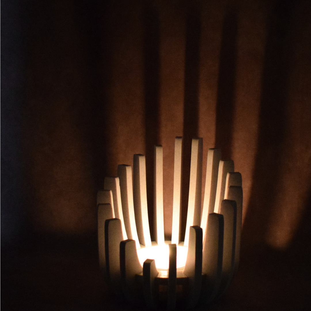 Porta candele Trono