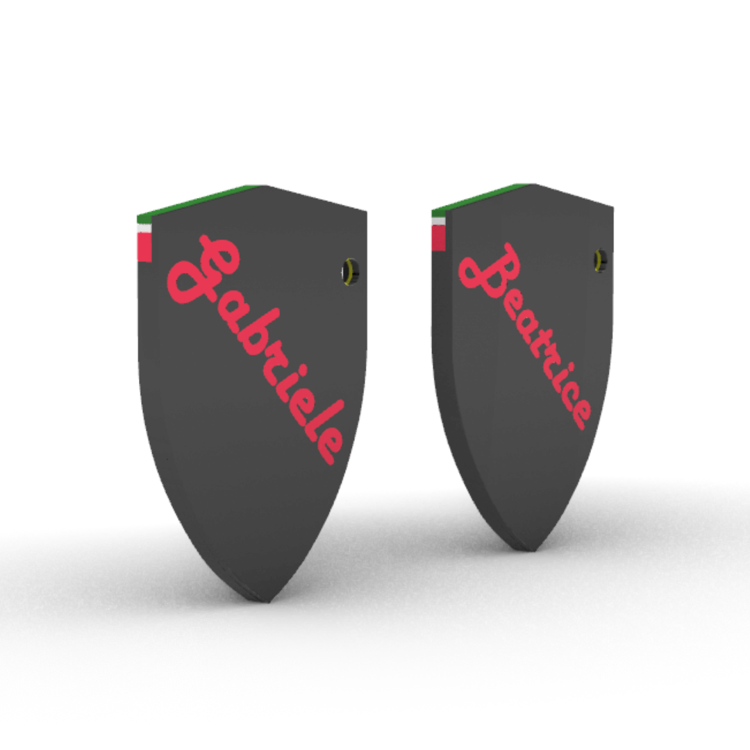 Portachiavi Ferrari 3D Personalizzabile con Nome