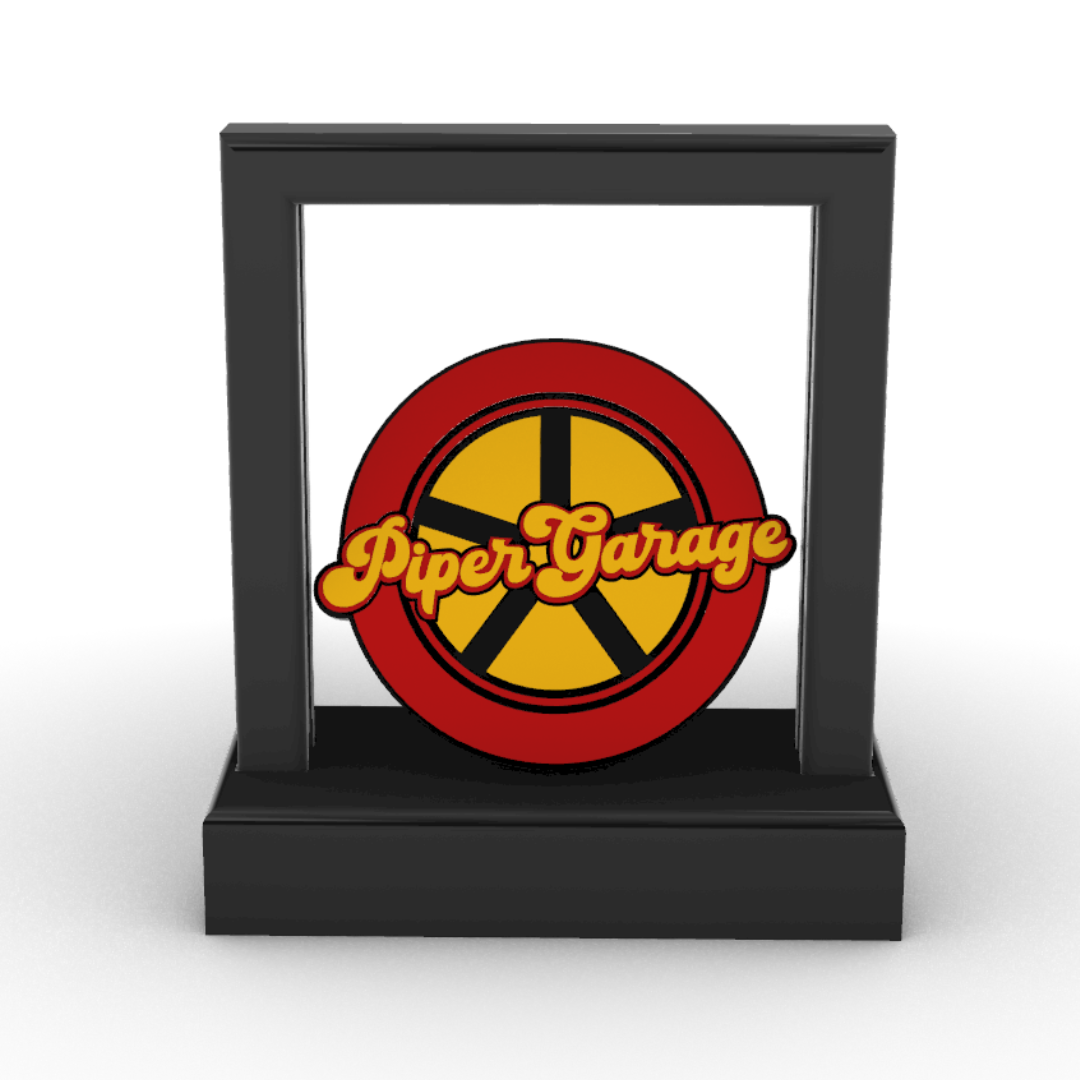 Lampada LED (GRANDE) con Logo Personalizzato - Piper Garage