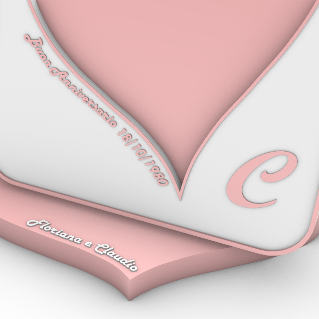 Portafoto su Misura in 3D Personalizzato - Foto 20 cm x 25 cm