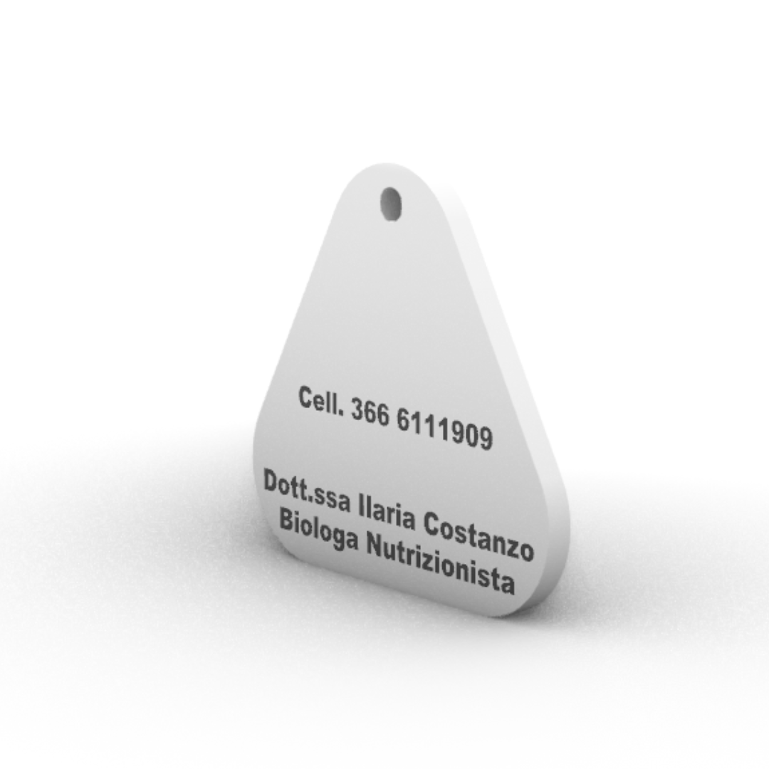 Portachiavi Personalizzato con Logo Aziendale e Recapito