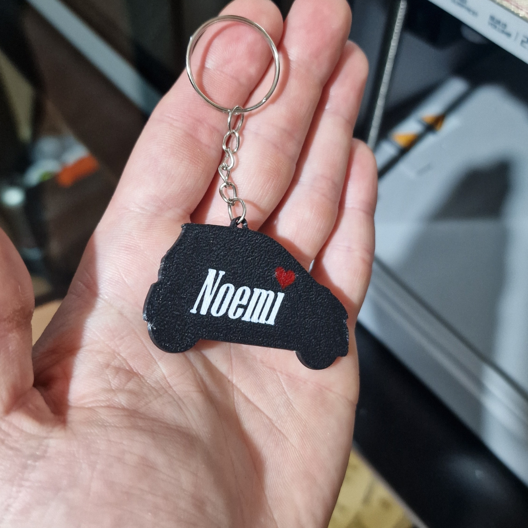 Portachiavi Smart Fortwo Personalizzabile