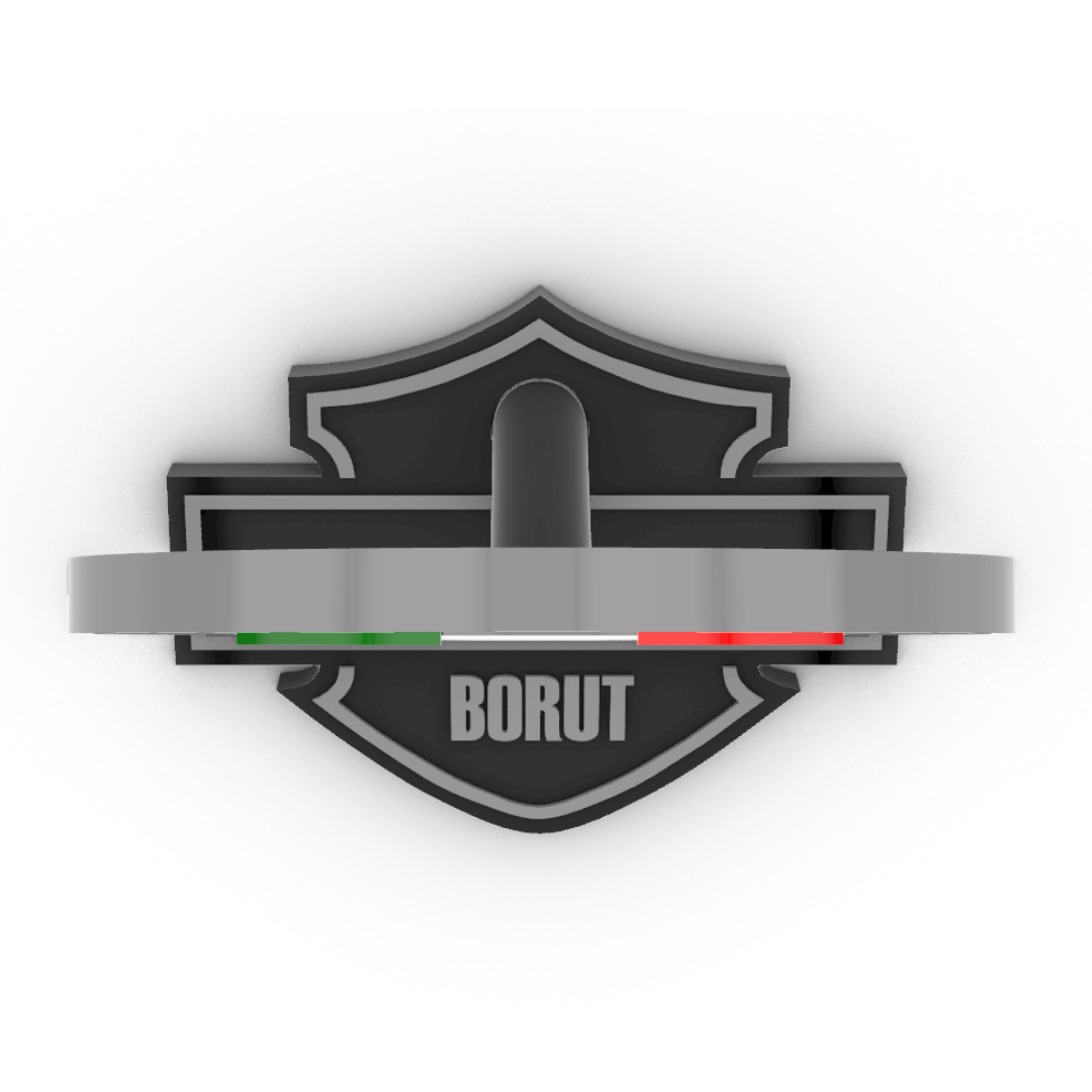 Logo su Piedistallo gruppo Harley Davidson