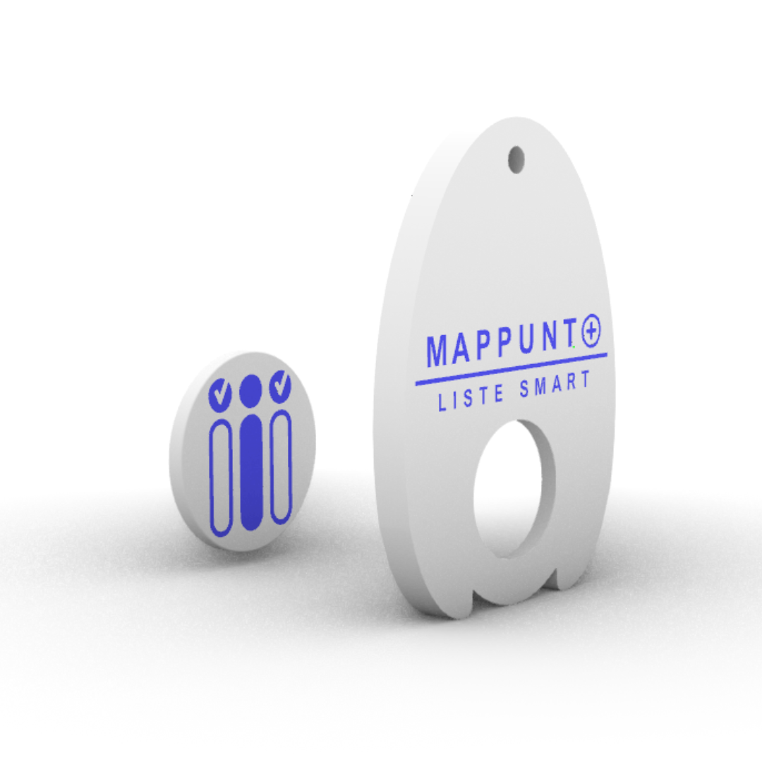 Portachiavi Personalizzato con Gettone Carrello Estraibile