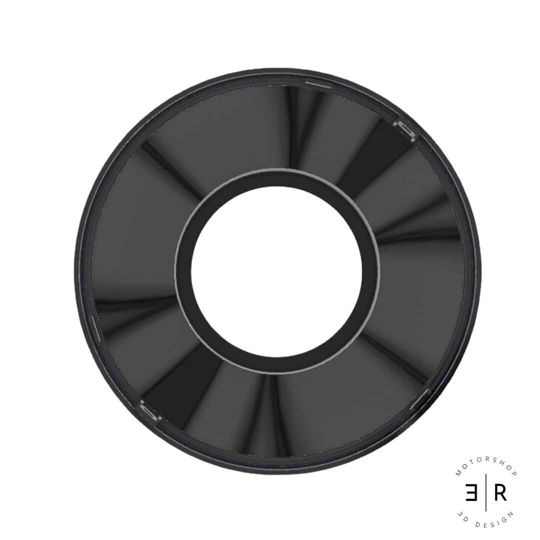 Cornice Anabbagliante Lenticolare Maggiorata per Faro Xenon originale Volkswagen Golf serie 4