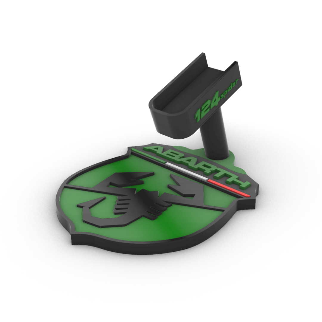 Appoggio Chiave Abarth 595 - Portachiavi da Tavolo