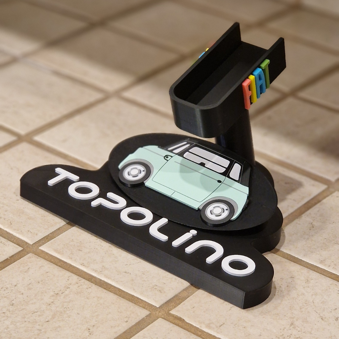 Appoggio Chiave Fiat Topolino - Portachiavi da Tavolo