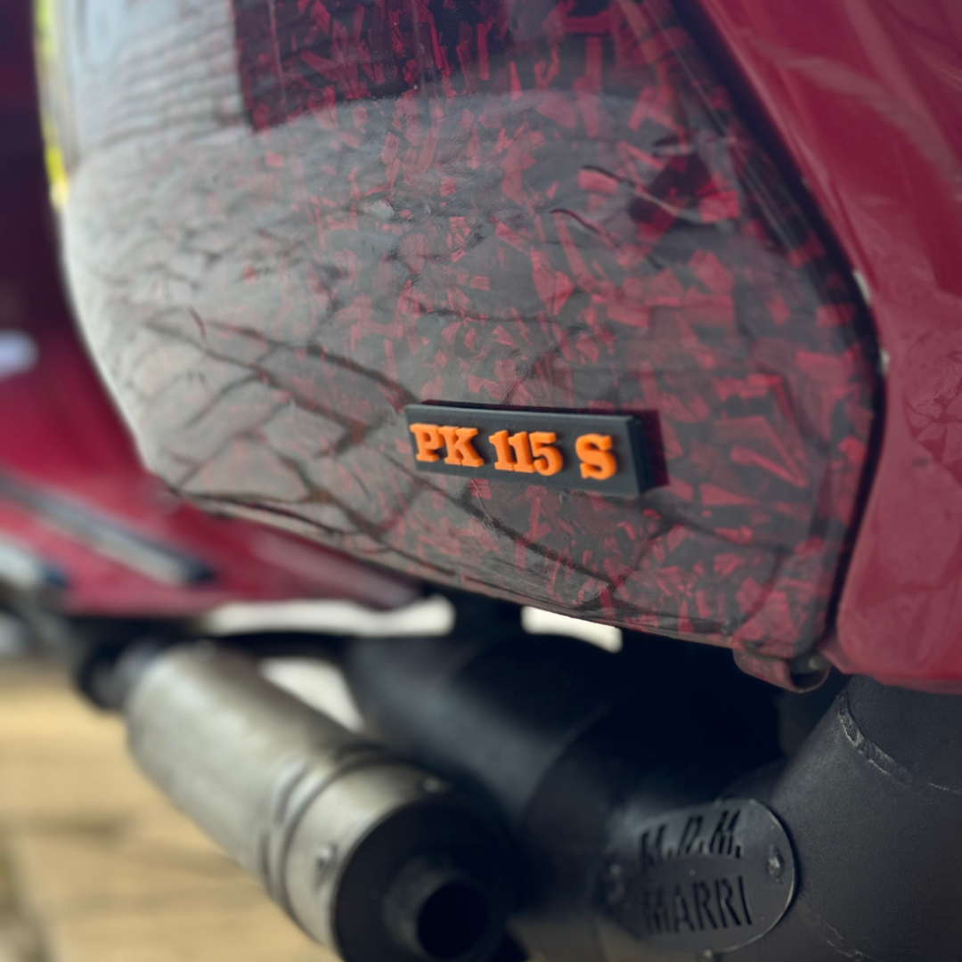 Targhetta Chiappetta Sinistra Vespa PK 50 S
