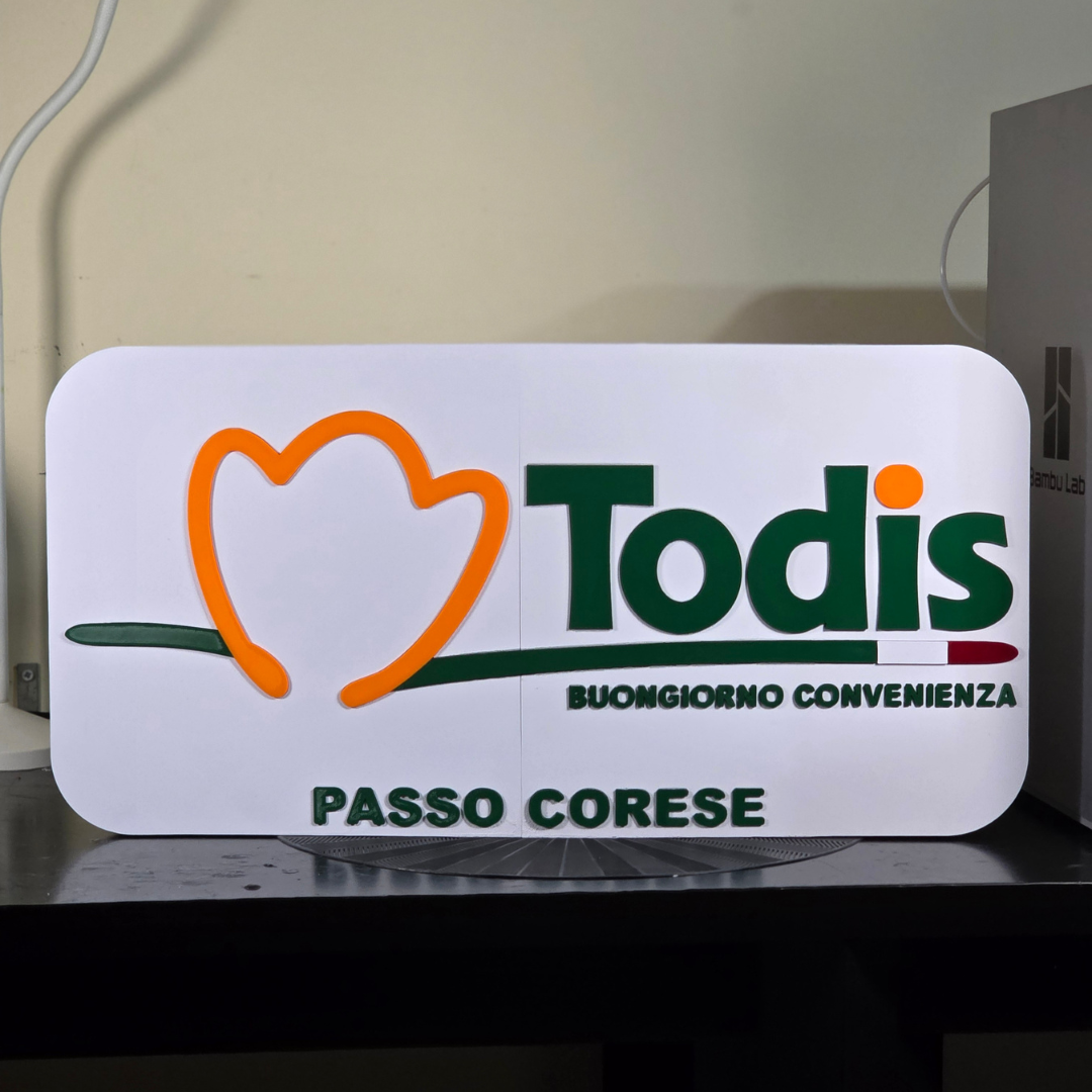LOGO GIGANTE TODIS PERSONALIZZATO