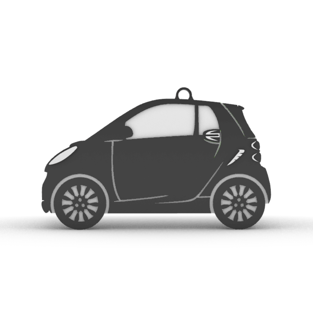 Portachiavi Smart Fortwo Personalizzabile