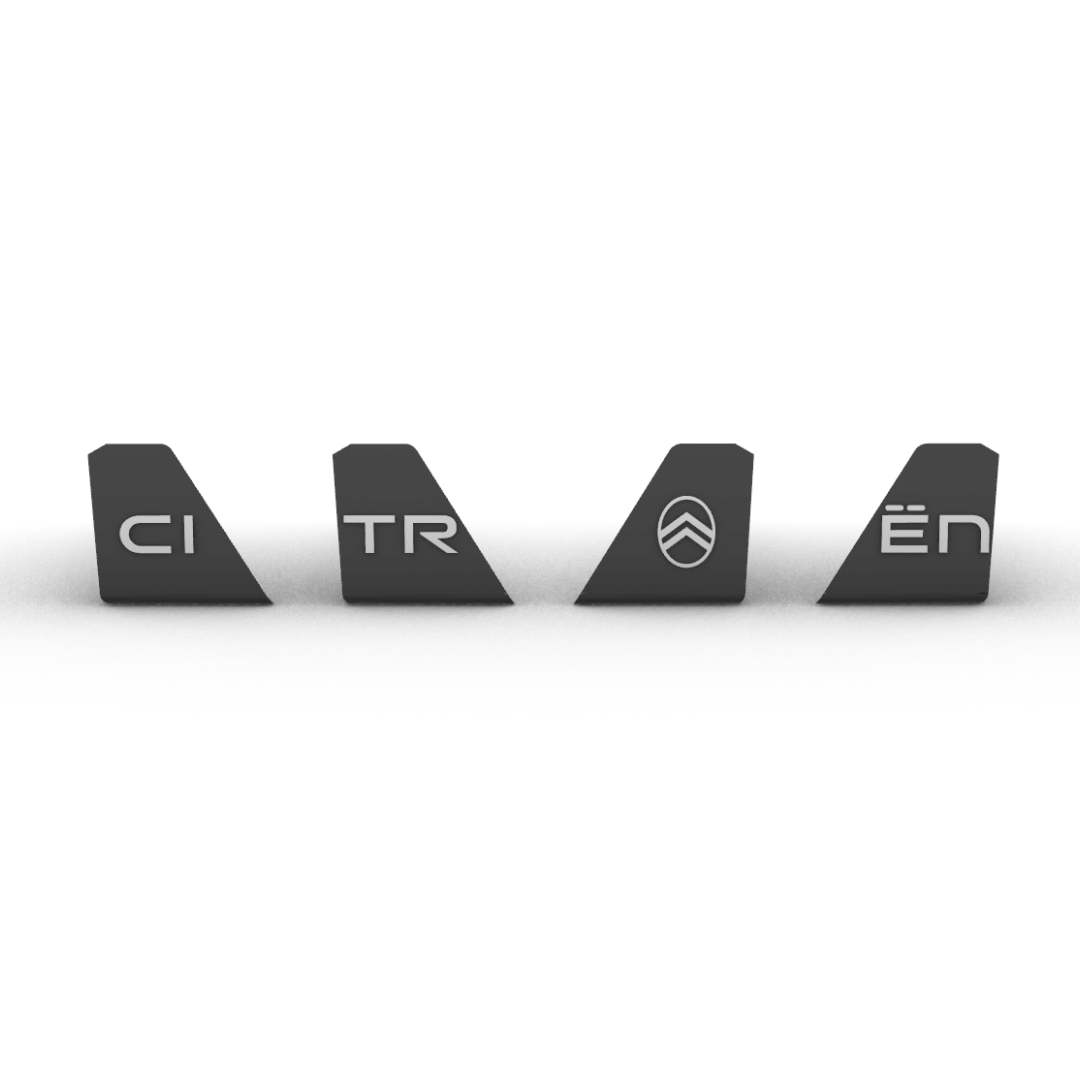 Scuff Plates - battitacco - Citroen Ami - Versione con Logo