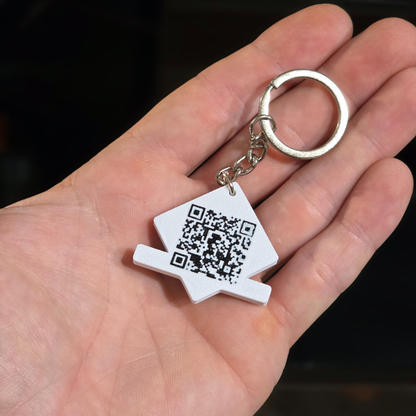 Portachiavi Personalizzati con Codice QR - Beauty Studio