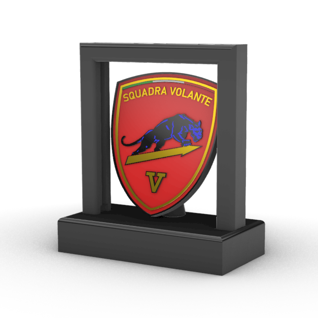 Lampada LED con Logo Squadra Volante Polizia - Turno V