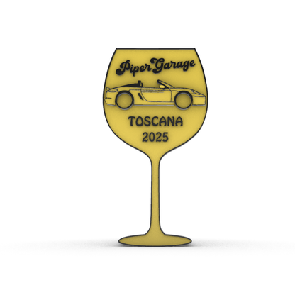 Gadget Magnete per Raduno Auto - Calamita Piper Garage