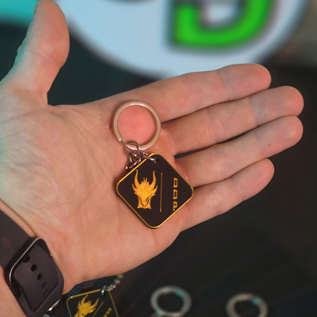 Portachiavi Personalizzato con Logo 3D