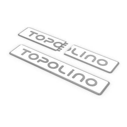 Battitacco 40 cm FIAT Topolino - Con Bordo Colorato