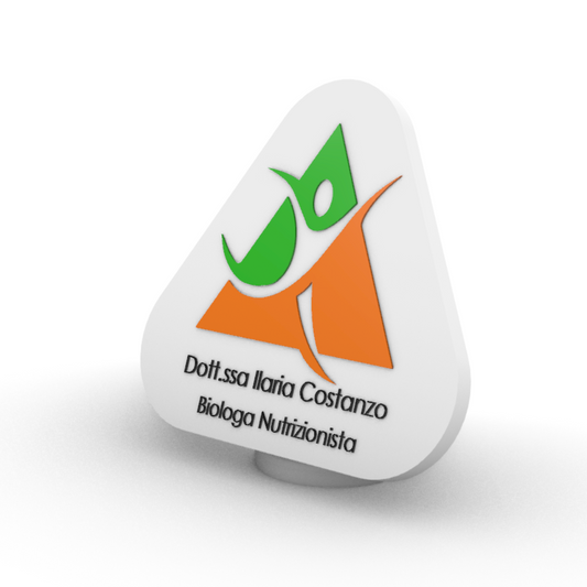 Logo da Scrivania con Piedistallo