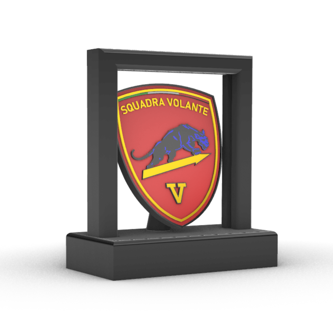 Lampada LED con Logo Squadra Volante Polizia - Turno V