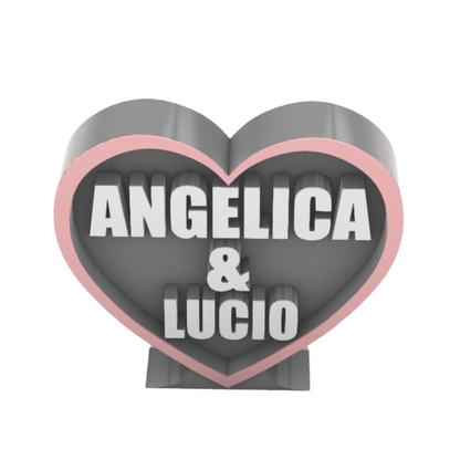Cuore con Nome Personalizzabile