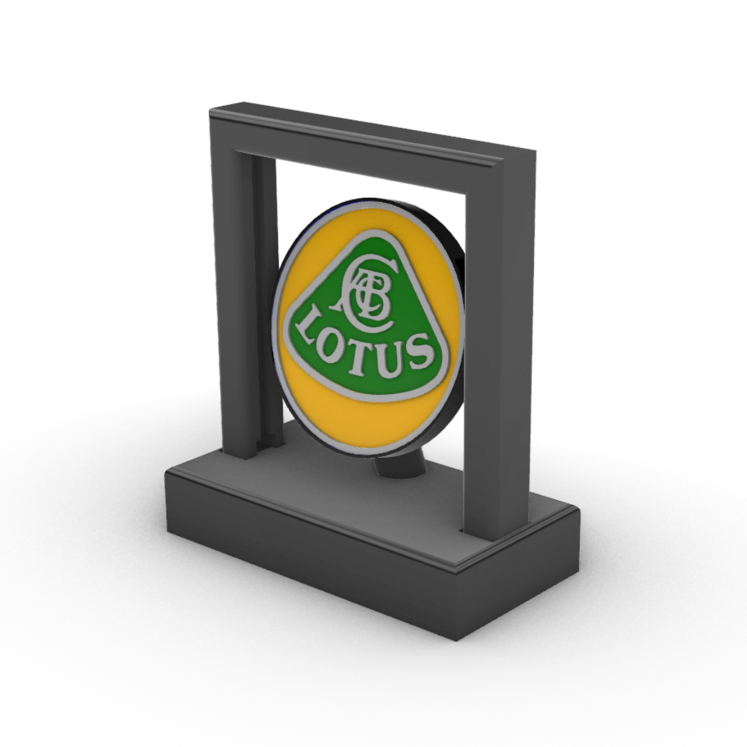 Lampada LED con logo Lotus