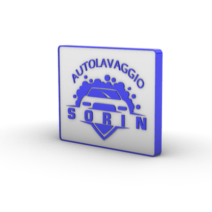 Logo da Appendere a Parete - Targa con Logo Aziendale