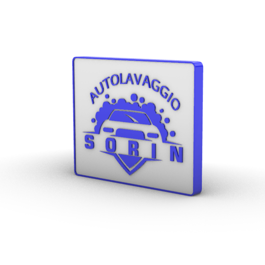 Logo da Appendere a Parete - Targa con Logo Aziendale