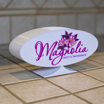 Porta Biglietti da Visita Personalizzato - Centro Benessere Magnolia