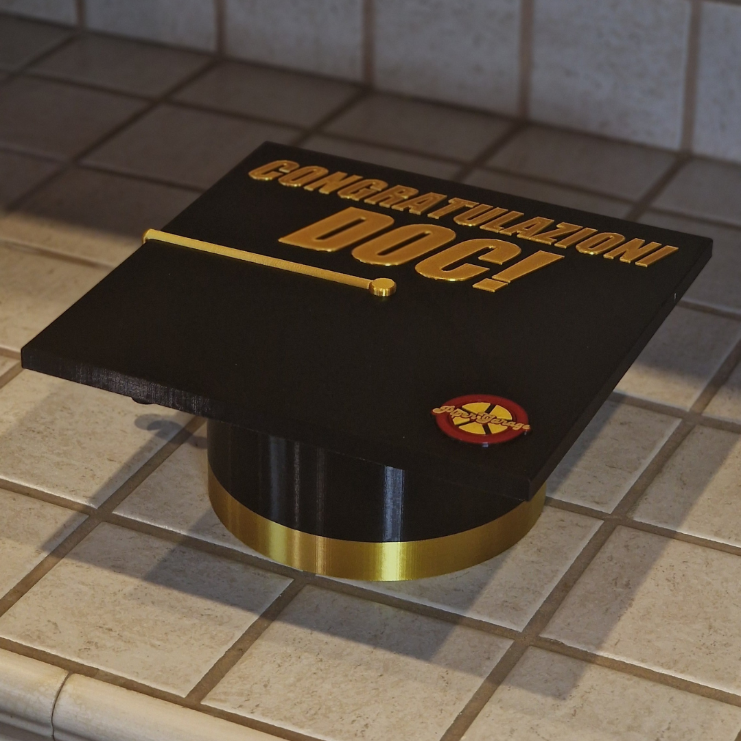 Cappello Accademico Laurea Personalizzabile in 3D