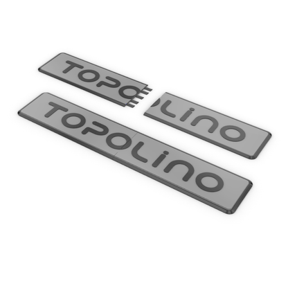 Battitacco 40 cm FIAT Topolino - Con Bordo Colorato