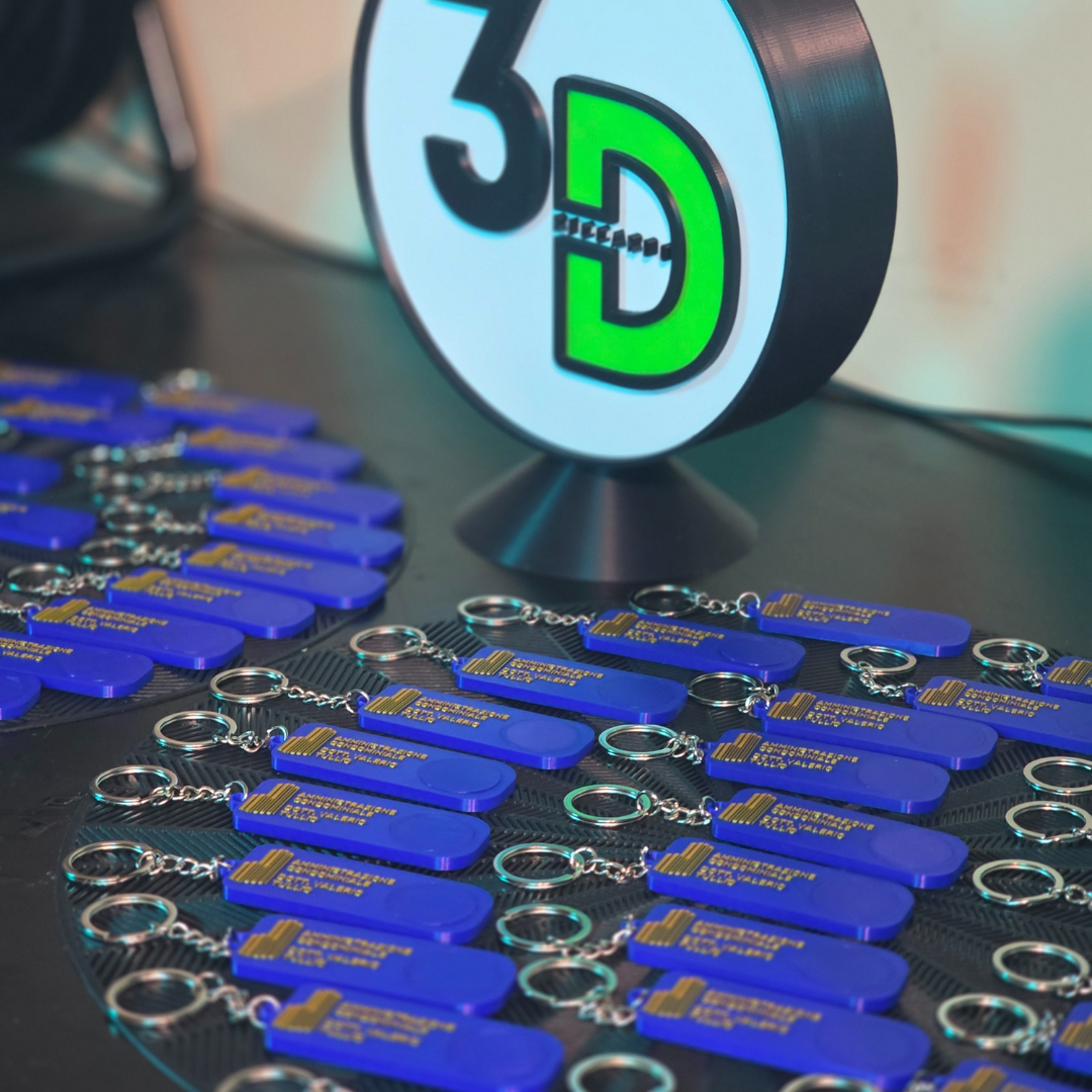 Portachiavi Personalizzato con Gettone per Carrello della Spesa - Versione Rettangolare